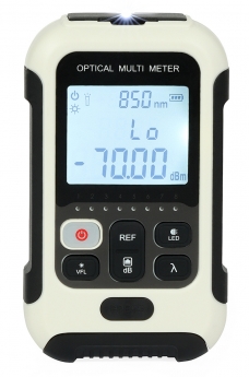 Optikai teljesítménymérő Ultimode OPM-2 (VFL, RJ45 teszter, LED-lámpa)